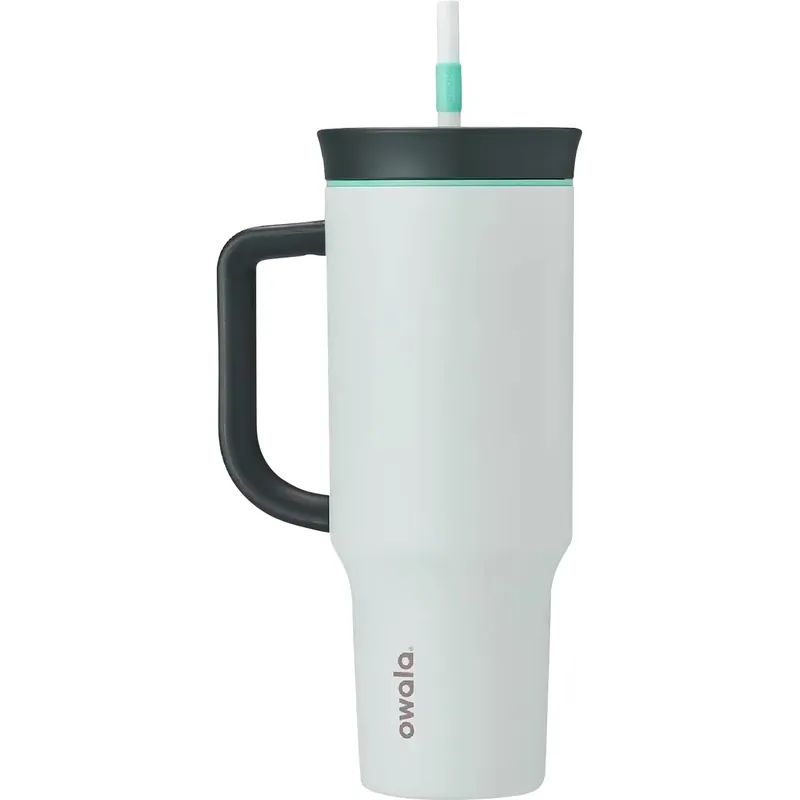 Owala 40 oz. vacuüm geïsoleerde roestvrijstalen beker met rietje Verdwaald in de ruimte Exclusieve Aanbieding