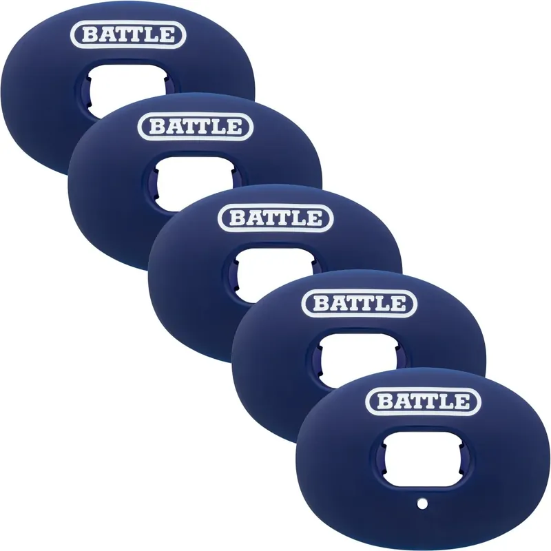 Battle Sports Oxygen Lip Protector Mondbeschermer 5-Pack - Marineblauw Beste Prijs