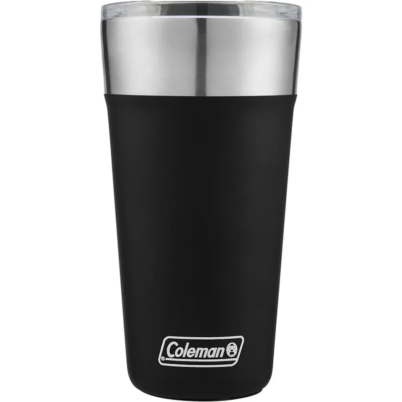 Coleman 20 oz. Brew vacuüm geïsoleerde roestvrijstalen beker Zwart Fabrieksprijs
