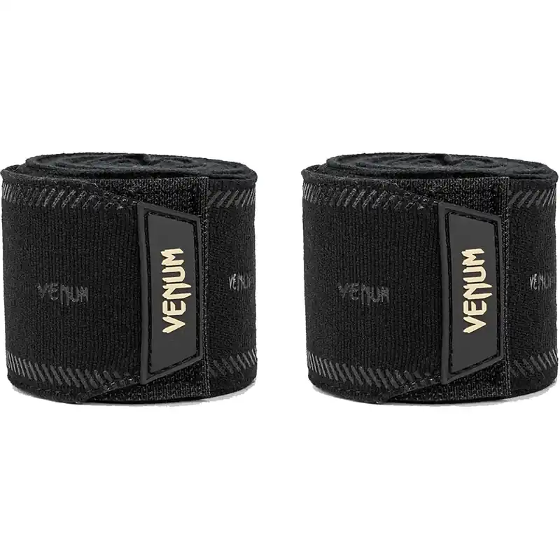 Betrouwbaar Venum Impact EVO Boks- en MMA-bandages - Zwart/Beige 2.5m