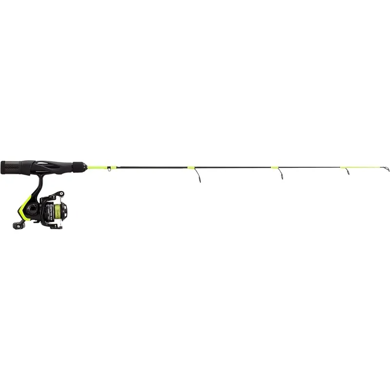 13 Vissen Thermo Ice Fishing Hengel en Molen Combo 19" (ultralicht) Direct Verzonden