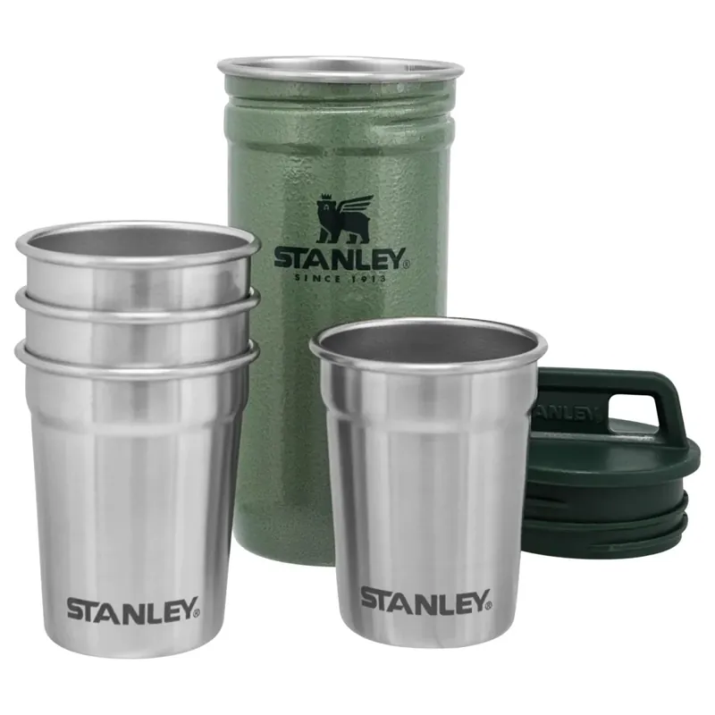 Stanley 2 oz. Adventure Nesting roestvrijstalen shotglazenset Hamertoon Groen Bestseller