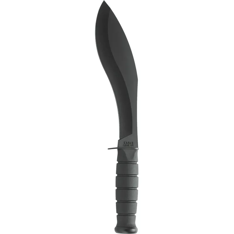Lage Kosten KA-BAR 8.5" vast mes Combat Kukri mes met schede - Zwart