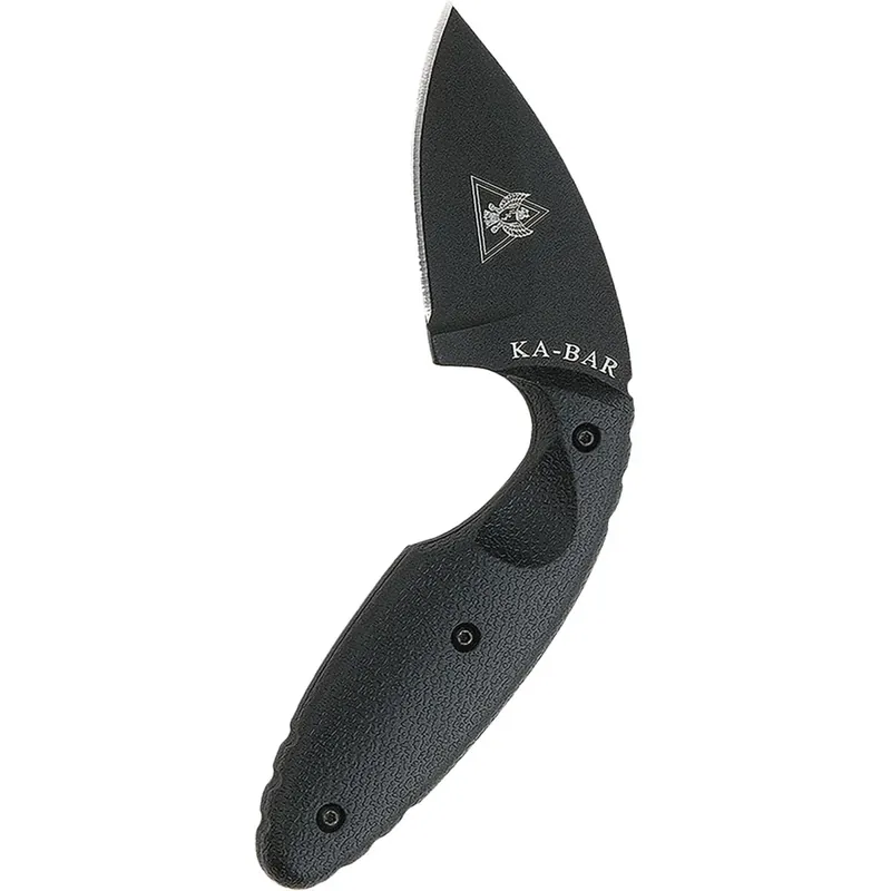 KA-BAR Origineel TDI Laatste Optie Mes met Schede en Riemclip - Zwart Betrouwbaar