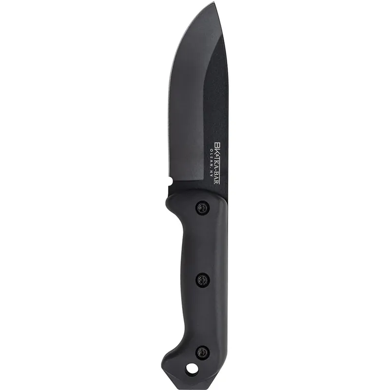 KA-BAR 5.25" recht rand vast mes Becker Campanion mes met schede - Zwart Goedkoop