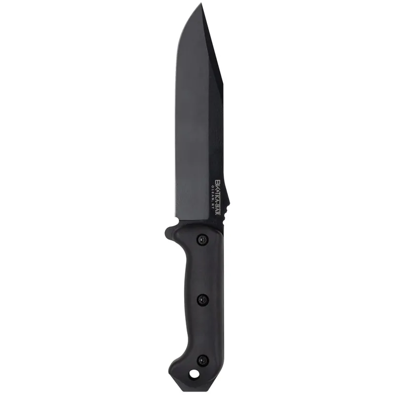 KA-BAR 7.25" recht snijvlakmes Becker Combat Utility-mes - met schede - Zwart Goedkoop