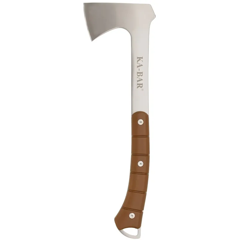 Lage Prijs KA-BAR 4.75" Blade Hatchet Hawk met schede - Bruin