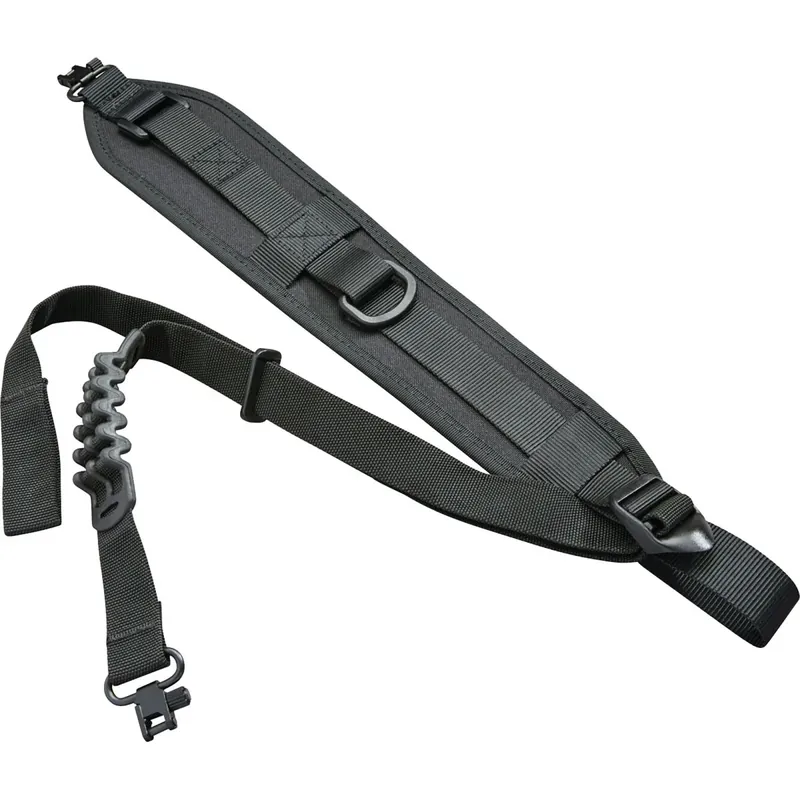 Beste Prijs Butler Creek Quick Carry Padded Sling met draaibare wielen - Zwart