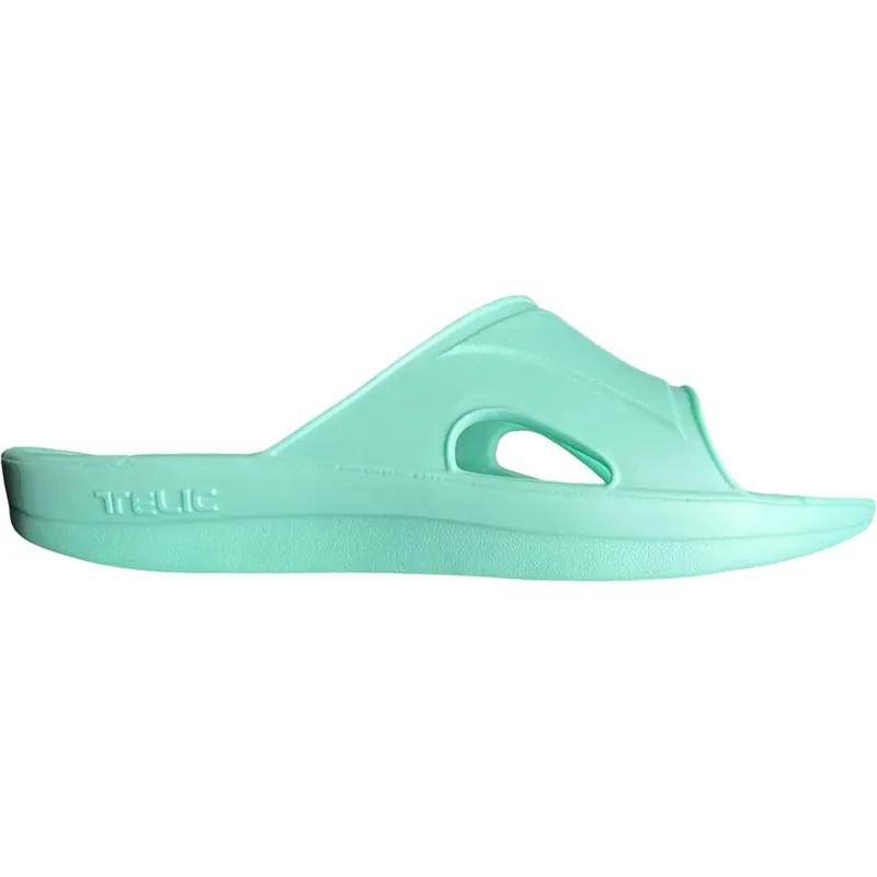 Direct Verzonden Telic Recharge Arch Support Comfort Slide Sandalen - Seafoam Pearl 2XS