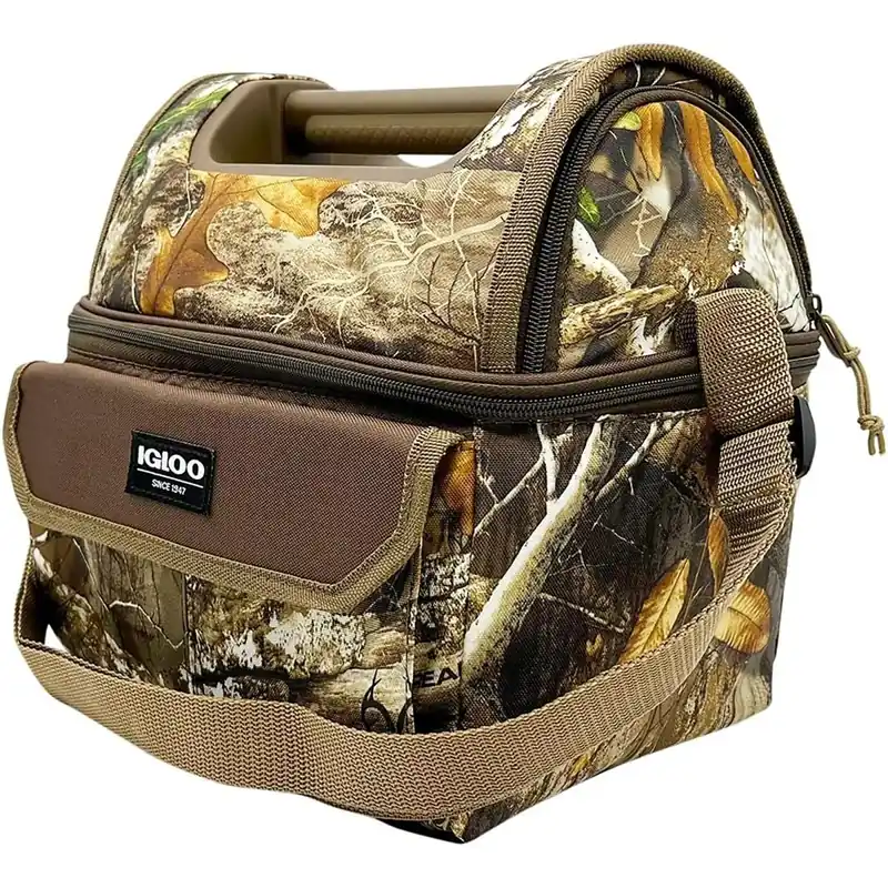 Igloo 16-blikjes MaxCold Playmate Gripper koeltas - Realtree Camo Laatste Versie