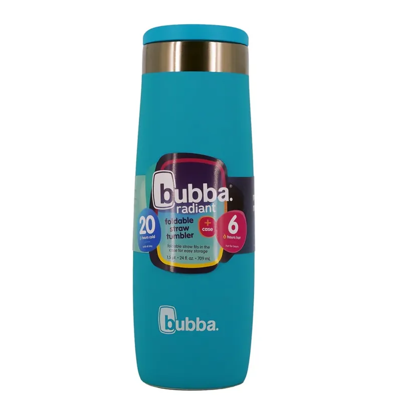 Superprijs Bubba 24 oz. Radiant vacuüm geïsoleerde roestvrijstalen beker met rietjeshouder Lila Droom
