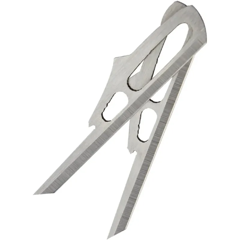 Gereduceerde Prijs Rage Vervangende Messen voor 2-Blade SC Broadhead (Beitelpunt & CoC) 3-Pack