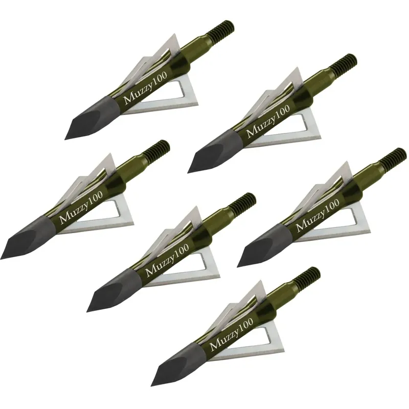 Tijdelijk Beschikbaar Muzzy 3-Blade Screw-In Broadhead 6-Pack - 100 Grain