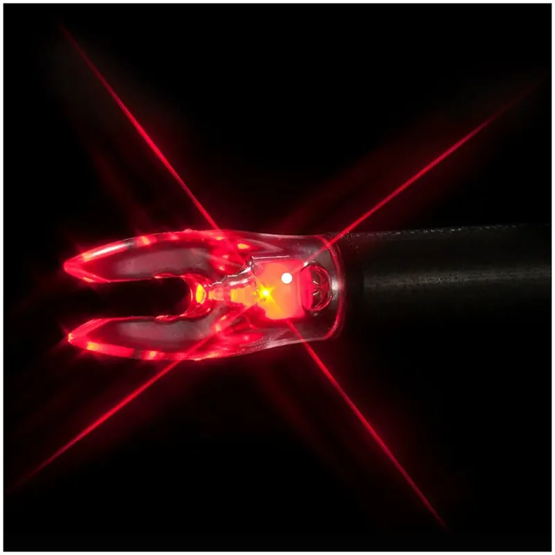 Nockturnal Fit Universele Maat Rood Verlichte Nock 3-Pack Direct Beschikbaar