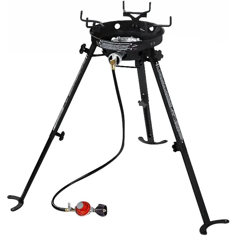 Eastman Outdoors draagbare Kahuna-brander met XL-pot- en wokbeugels, 90411 Favoriet