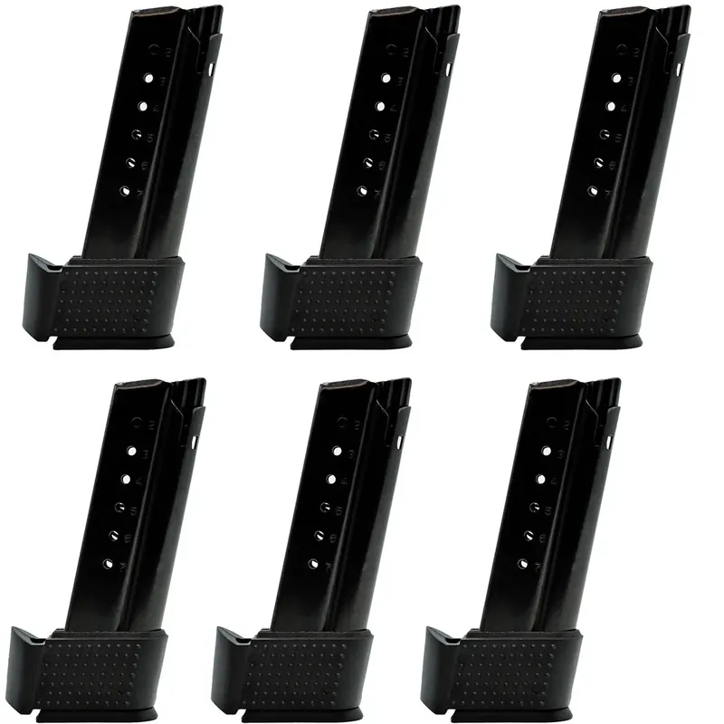 ProMag Springfield Armory XD-S 9mm, 9-schots magazijn, XDS SPR 15, blauw staal, 6-pack Beperkte Voorraad