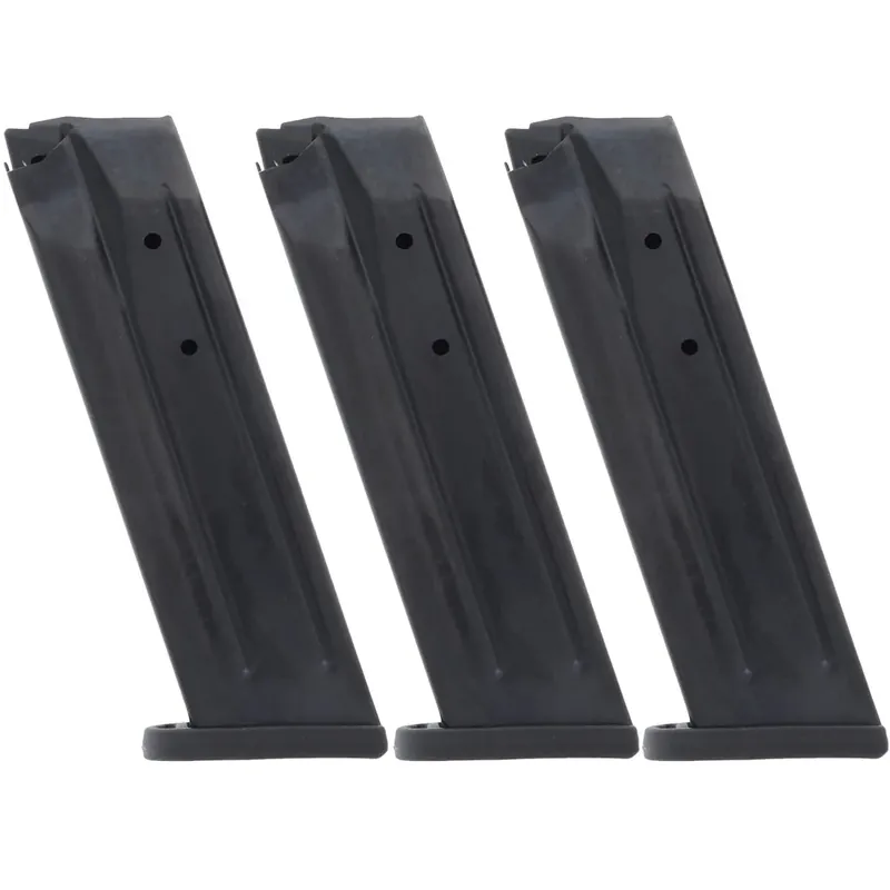 Betrouwbaar ProMag (3-pack) Ruger SR9 9 mm, 10-schots magazijn, RUG 19, blauw staal