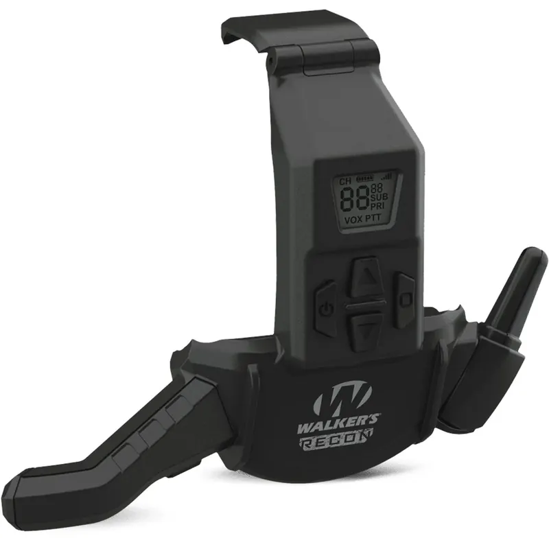 Walker's - Recon Hybrid Communicator Walkie Talkie met Bluetooth - Zwart Speciale Aanbieding