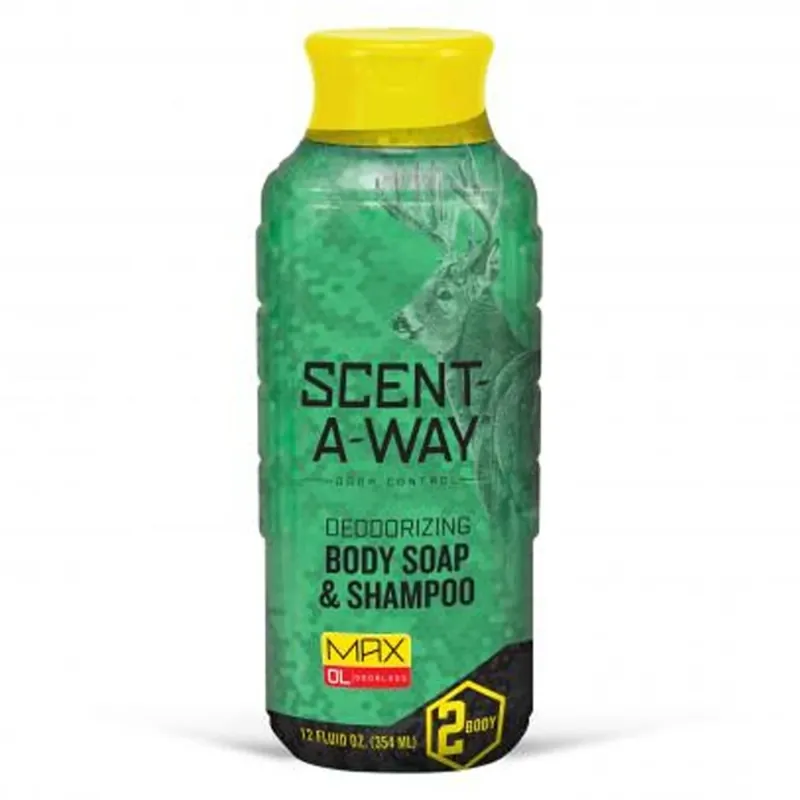 Speciale Aanbieding Hunters Specialties - Scent-A-Way Max vloeibare groene lichaamszeep en shampoo - 12 oz.