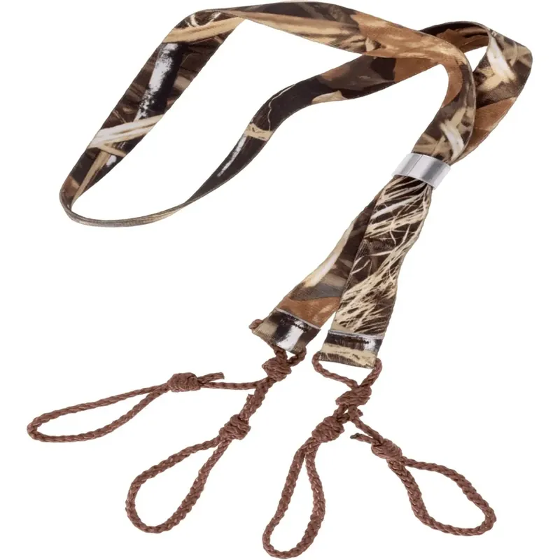 Flextone Hunting - 4-lussen koord voor lokroep van kalkoen, hert, eend en gans - Realtree Max-4 Laatste Kans