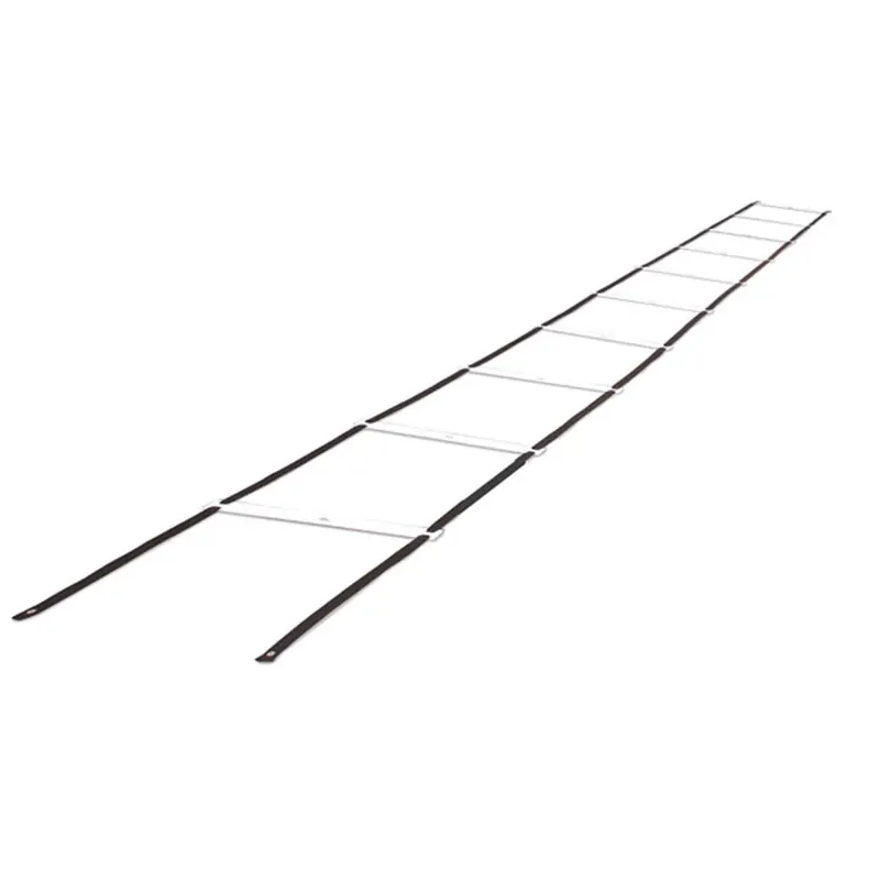 Champion Sports Deluxe Agility Ladder - 30 m x 20 cm - Wit/Zwart Hoge Kwaliteit