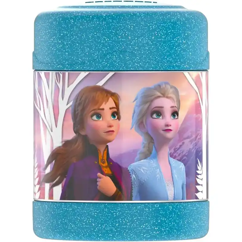 Thermos 10 oz. Kids Funtainer vacuüm geïsoleerde roestvrijstalen voedselpot Bevroren - Blauw Direct Beschikbaar