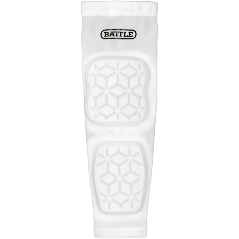 Battle Sports Jeugd Elbow & Forearm Padded Football Arm Sleeve - Wit S / M Gecertificeerd
