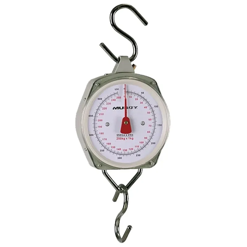 MUDDY - 550 LB wijzerplaat - Zilver 550 LB wijzerplaatweegschaal Favoriet