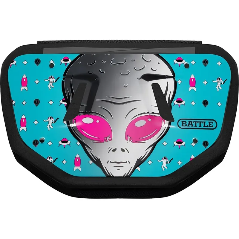 Battle Sports - "Alien" Chromen Voetbal Achterplaat Jongeren Gratis Retour