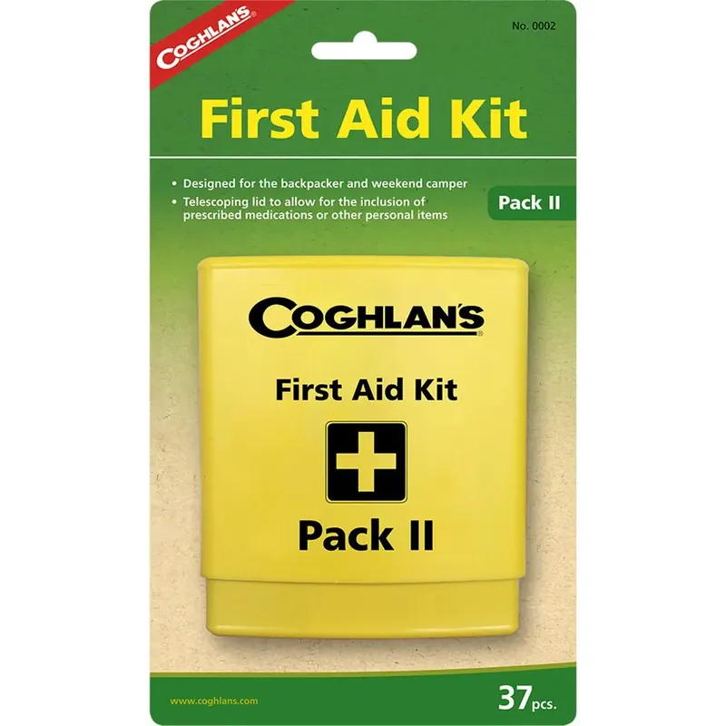 Premium Coghlan's Pack II EHBO-doos, 37-delig, waterbestendig, outdoor RV-kampeerset