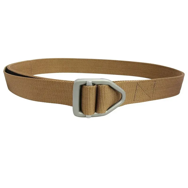 Veilige Betaling Bison Designs Last Chance Heavy Duty Gunmetal Gesp Riem - Coyote Bruin M