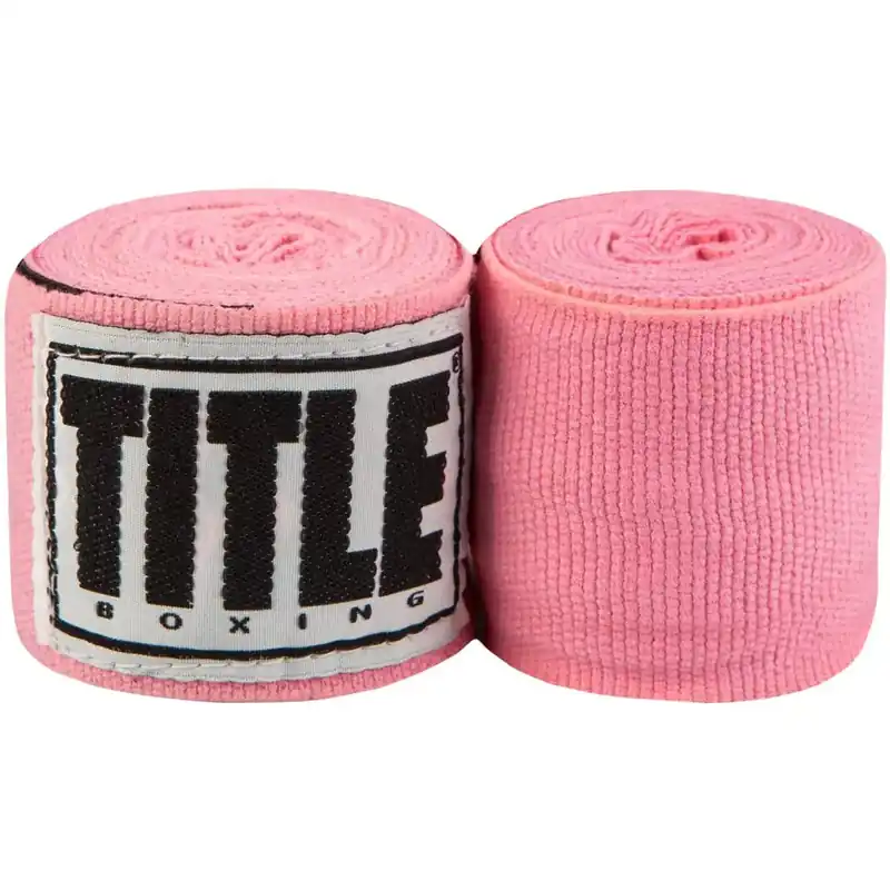 Title Boxing 180" Semi-elastische Mexicaanse handwraps - Neonroze Populair