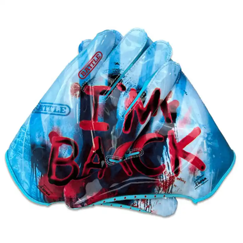 Fabrieksprijs Battle Sports Adult "I'm Back" Doom Speed Receiver voetbalhandschoen S