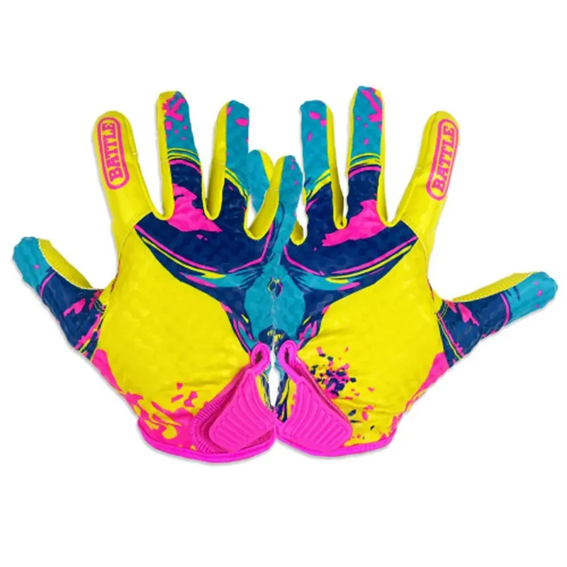 Speciale Aanbieding Battle Sports Youth "Alien" Chameleon Receiver Football Handschoen S