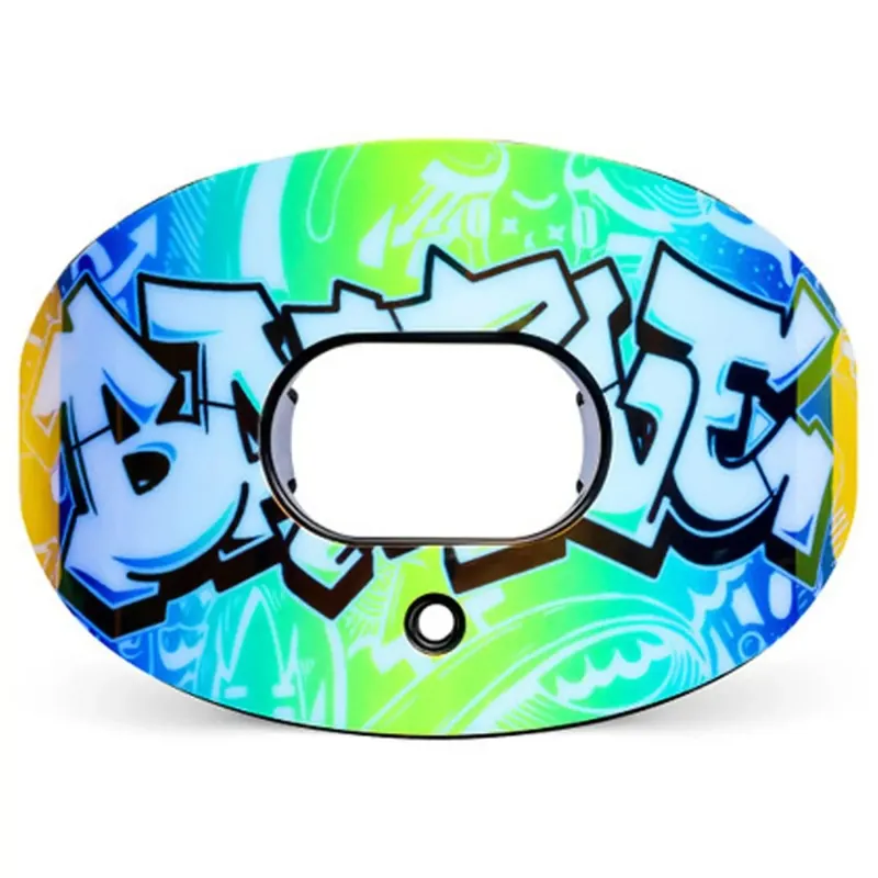 Must-Have Battle Sports "Iridescent Graffiti" Oxygen Football bitje - Blauw/Groen