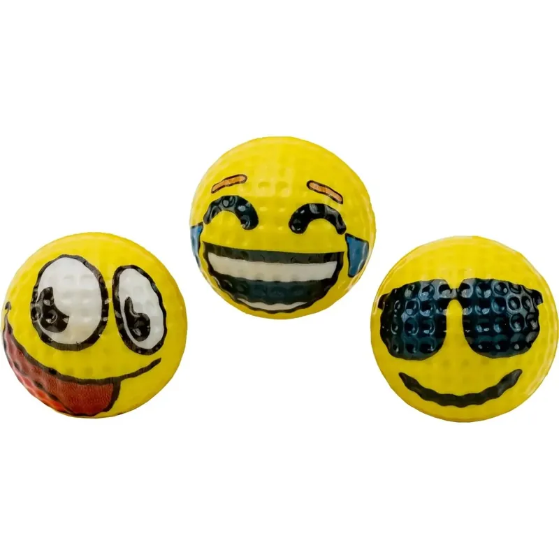 Izzo Golf Emoji Shagger Bundel: Emoji Karakter Schuim Oefenballen & Ball Shagger Actieprijs