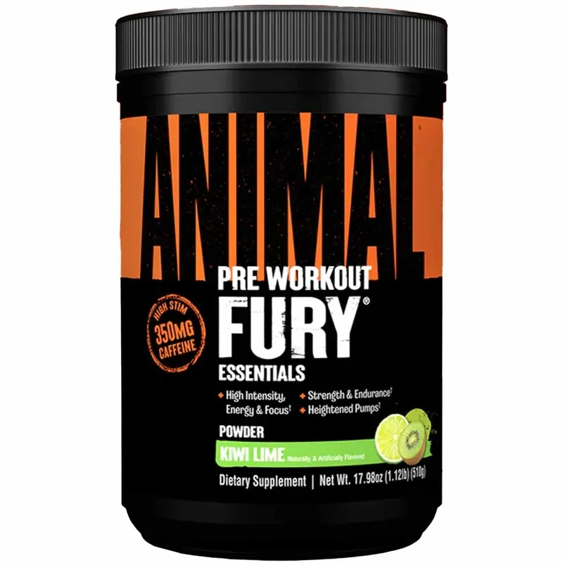 Universal Nutrition Animal Fury Pre Workout Poeder - Kiwi Limoen - 30 Porties Hete Deal