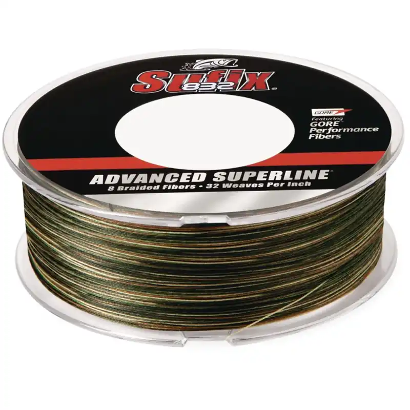 Actieprijs Sufix 832 Advanced Superline Braid Vislijn, 600 Yard Spoel Kustcamouflage