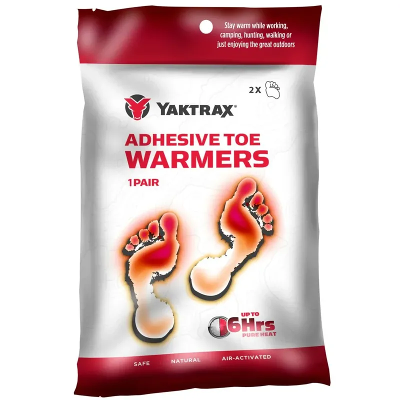 Yaktrax zelfklevende teenwarmers 1 Pair Favoriet