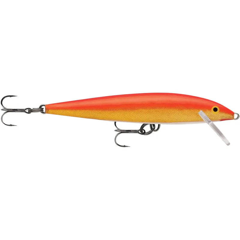 Dagaanbieding Rapala Original Drijvende 03 Vislokaas Goud Fluorescerend Rood