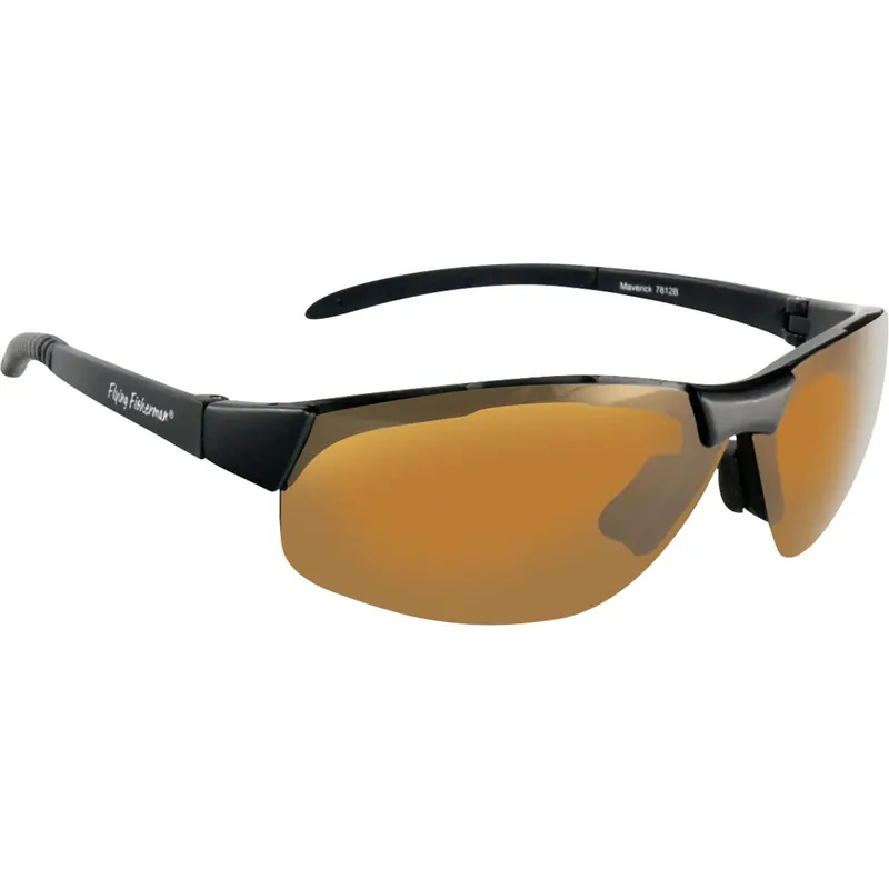 Flying Fisherman Maverick gepolariseerde zonnebril Zwart / amber Lage Prijs