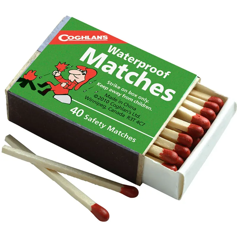 Coghlan's Waterproof Lucifers, 4 dozen (160 stuks), Noodveiligheidsbrandstarter Snelle Levering