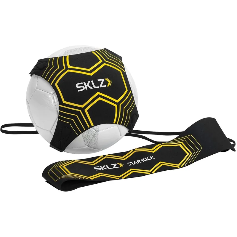 SKLZ Star-Kick Solo Voetbaltrainer - Zwart/Geel Superprijs