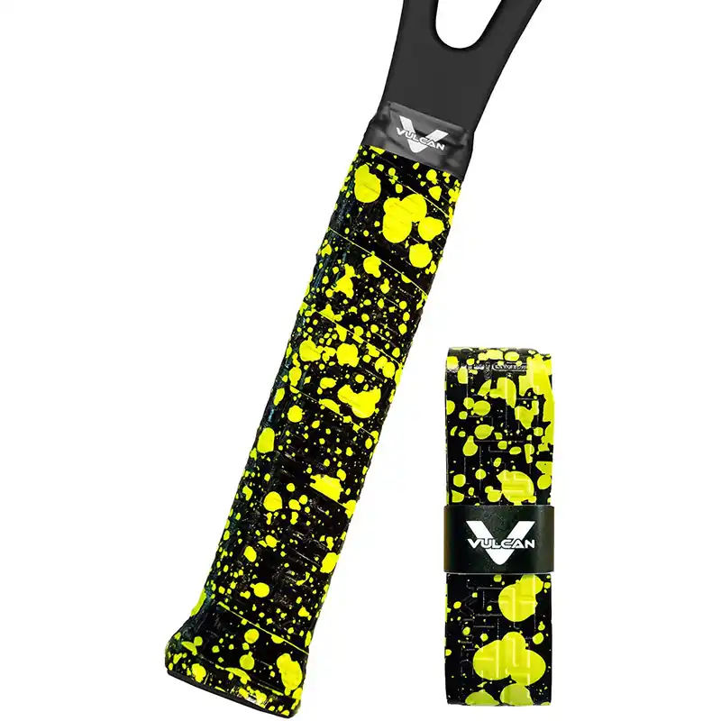 Favoriet Vulcan Max Cool .50mm Tennisracket Overgrips - 3-pack Optische spatten