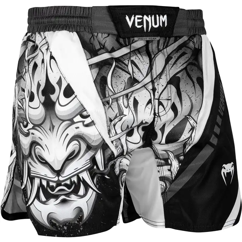 Venum Devil lichtgewicht MMA-vechtshorts - Wit/Zwart S Beperkte Voorraad