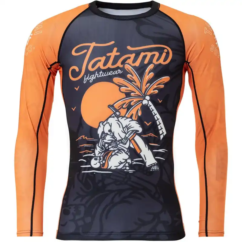 Aanbieding Tatami Fightwear Paradiso Eco Tech Recycled Rashguard met lange mouwen S