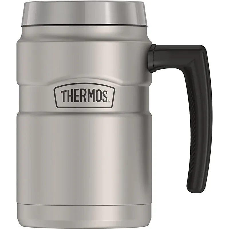 Gecertificeerd Thermos 16 oz. RVS King vacuüm geïsoleerde RVS koffiemok Mat middernachtblauw