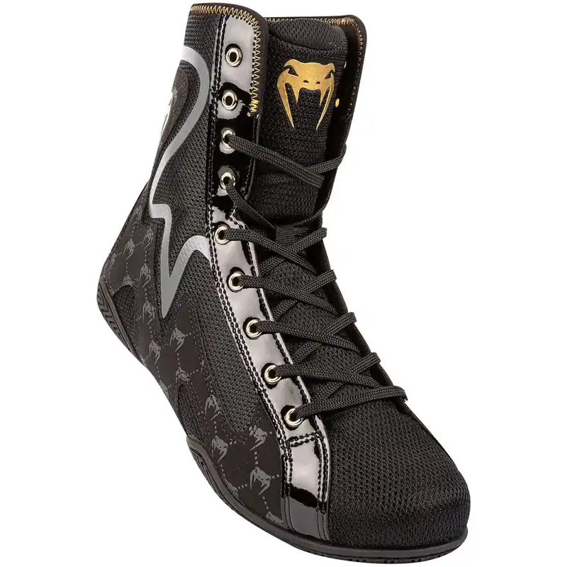 Venum Elite Evo Monogram Boksschoenen - Zwart 6 Aanbieding