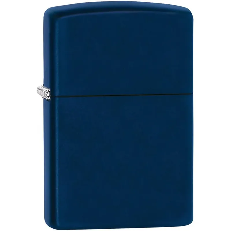 Zippo Regular Matte Zakaansteker - Marineblauw Populair