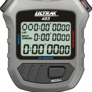 Ultrak 485 - 60 Lap Dual Split Memory Stopwatch Timer met drieregelig display Lage Prijs